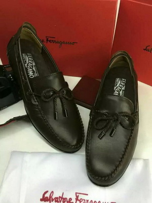 Salvatore Ferragamo Business Casual Men Shoes--039